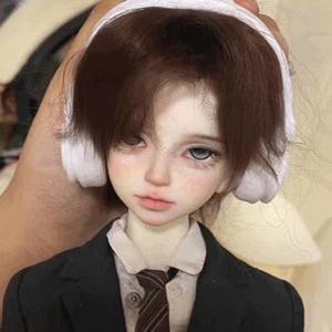Hübscher Junge 1/4 BJD Puppe SD Gelenke mit Augen Exquisites Gesichts-Make-up nackte Puppe Spielzeug - Bild 1 von 14