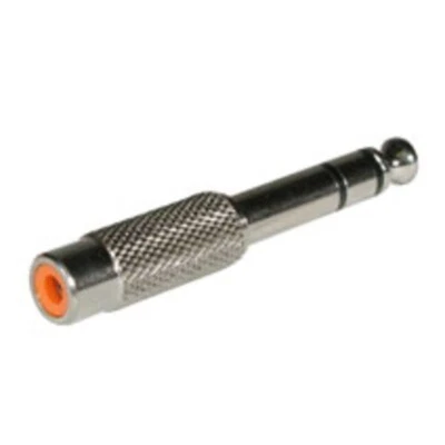 Adaptador de audio estéreo macho a RCA hembra de 6,3 mm (1/4 pulgada) (compatible con TAA)-C2G Foto 1 de 2
