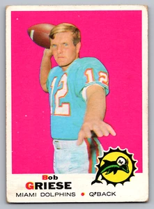 Bob Griese Dolphins 1969 Topps #161 - Imagen 1 de 3