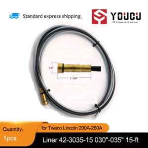 1pcs for Tweco Lincoln 200A-250A MIG Welding Gun Liner 42-3035-15 030"-035" 15ft - Picture 1 of 2
