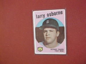 1959 Topps Baseball Hi # 524 Larry Osborne G-VG - Imagen 1 de 2