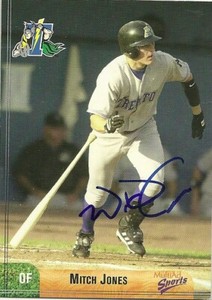 2003 Trenton Thunder MITCH JONES Signed Card autograph YANKEES DODGERS RC