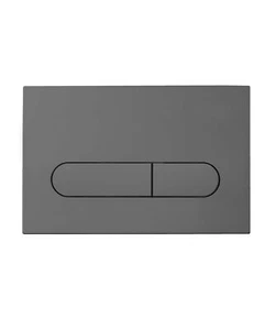 New Seima Series 500 Dual Toilet Flush Buttons Gun Metal FLUSH PLATE 500 192181 - Picture 1 of 2