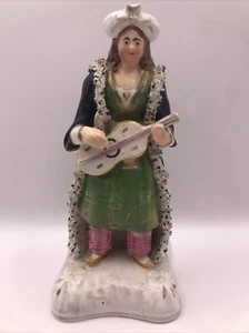 Turkish Fairground Entertainer Staffordshire Potteries’ Figure. Circa 1860. 18cm - Picture 1 of 18