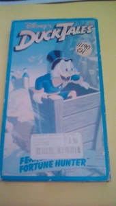 Disney's Duck Tales Fearless Fortune Hunter RARE old style Disney label 1988 VHS - Picture 1 of 3