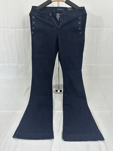 Jeans blu Banana Republic taglia 26/2 bottoni grandi nuovi con etichette fondo a campana - Foto 1 di 11