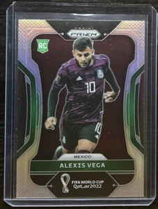 2022 Prizm World Cup Alexis Vega Silver Prizm Rookie RC Mexico - Picture 1 of 2