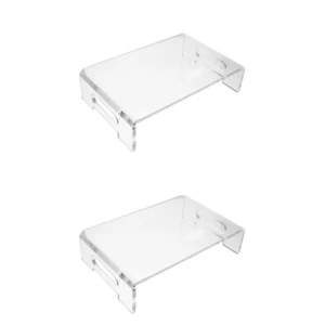 2 PCS Monitorständer Büro Monitorablage Für Den Schreibtisch Acrylanzeigestand - Afbeelding 1 van 12