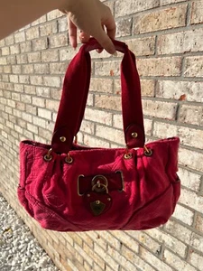 Vintage Juicy Couture Purse Rare Pink Velour Scottie Y2k - Picture 1 of 14