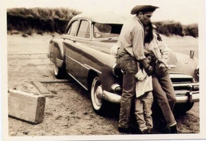 On the Road•Ad Photo for Jeans•Charles Devens Photographer POSTCARD - Picture 1 of 1