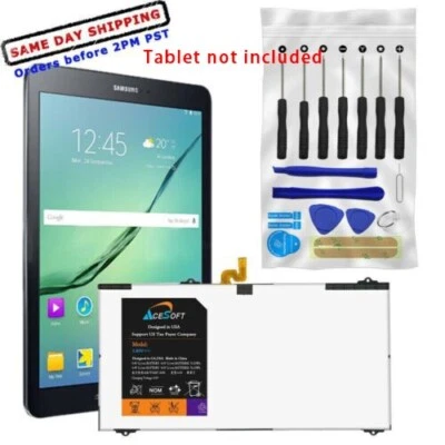 Long Life 6970mA 额外电池工具套装 适用于三星 Galaxy Tab S2 9.7" SM-T813N — 第 1/2 张图片