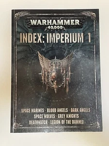 Warhammer 40K INDEX: IMPERIUM 1 copertina morbida libro delle regole schede tecniche 2017 - Foto 1 di 9