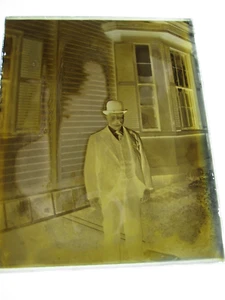 NEGATIVO CRISTAL FINALES 1800 o PRINCIPIOS 1900, HOMBRE-1 - Imagen 1 de 1