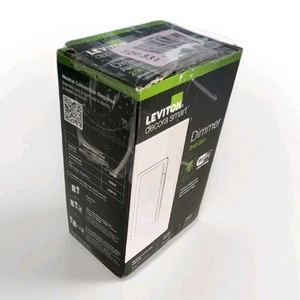 LEVITON Decora Smart 2da Generación Wi-Fi Ventilador Controlador de Velocidad, Blanco D24SF NUEVO - Imagen 1 de 5