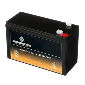 Chrome Battery 12V 7.5AH SLA Battery replaces HR1228W Yuasa 7-12 - Picture 1 of 6