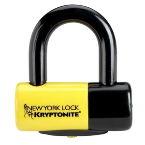 Bloqueo de disco Kryptonite New York "Liberty" amarillo/negro bloqueo de bicicleta para bicicleta - Imagen 1 de 7