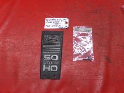 Ford Mustang 1986 OEM 5,0 GT LITROS HO placa de admisión insignia emblema E6ze-9E434-AA Foto 1 de 4