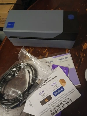 Rollo X1038 Thermal Label USB Shipping Barcode Printer W/ 500 Labels - Image 1 of 4