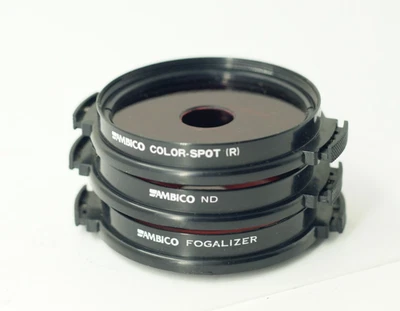 AMBICO 50mm Red, ND, Fogalizer  Color Spot Filter, Case - Made in Korea - Image 1 of 3