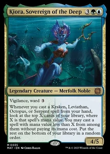 [1x] Kiora, Sovereign of the Deep casi nuevo, inglés The Aftermath Magic The Gathering casi nuevo - Imagen 1 de 1