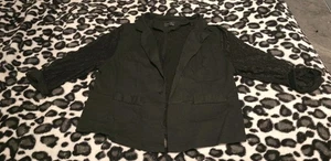 Ladies Black Jacket Size 22 - Picture 1 of 2