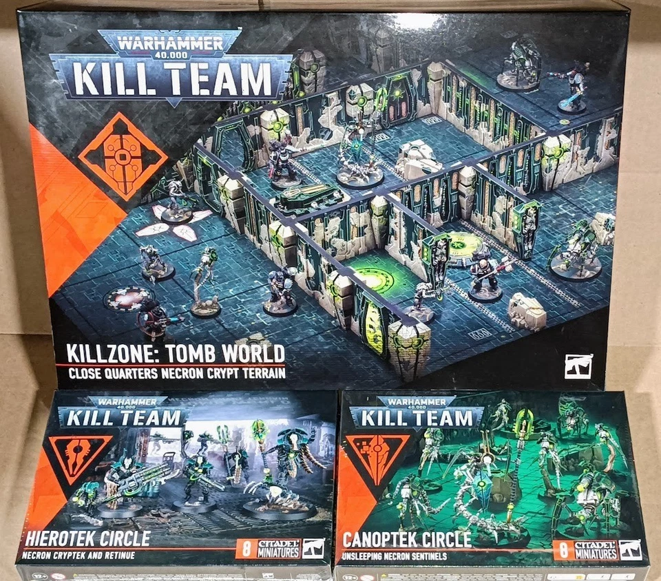 ⚔️1CLICK WARHAMMER 40K KILL TEAM - TOMB WORLD + CÍRCULO CANOPTEK & HIEROTEK NUEVO EN CAJA⚔️ Foto 1 de 1