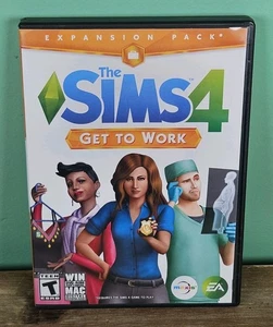 The Sims 4 Get To Work Expansion Pack (PC, 2015) CIB - Picture 1 of 3