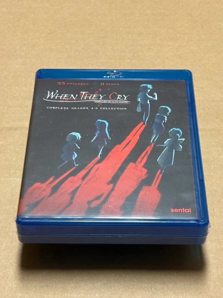 Sentai Filmworks 2021 Release 'When They Cry' Complete Blu-Ray Collection Sealed Foto 1 de 4