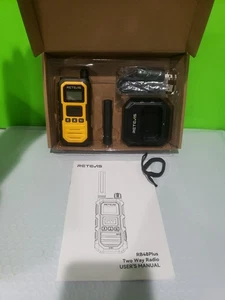 Retevis RB48 Plus 2 Way Radio Long Range, IP67 Waterproof Walkie Talkie Open Box - Picture 1 of 6