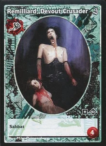 Remilliard, Devout Crusader [Sabbat Set] - VTES Karte - Bild 1 von 2
