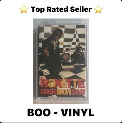 Roxette ‎Crash! Boom! Bang! UK cassette tape EX / EX Condition - Image 1 of 4