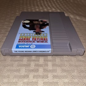Young Indiana Jones Chronicles Nintendo System Nes Authentic Game CLEAN&TESTED