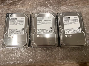 3X Toshiba DT01ACA100 1 TB 3.5" SATA III 3.5" Desktop HDD free shipping - Afbeelding 1 van 6