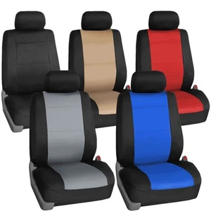 Fundas de asiento de auto de neopreno de ajuste universal FH Group para camioneta SUV - Asientos delanteros - Imagen 1 de 33
