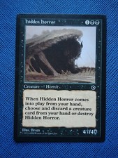 MTG 1x Hidden Horror NM Portal Second Age Magic the Gathering