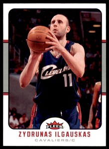 2006-07 Fleer. Zydrunas Ilgauskas Cleveland Cavaliers #30