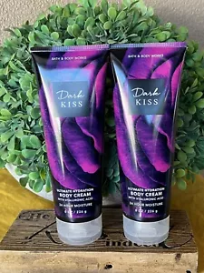 Bath & Body Works Body Cream Lot Of 2 Dark Kiss 8fl Oz - Picture 1 of 1