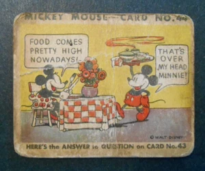 Gomma di Topolino 1935 #44 Minnie POVERA - Foto 1 di 2