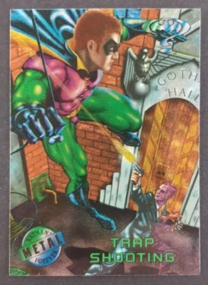 Batman Forever 1995 Robin Fleer Metal Card #72 (NM) - Image 1 of 2