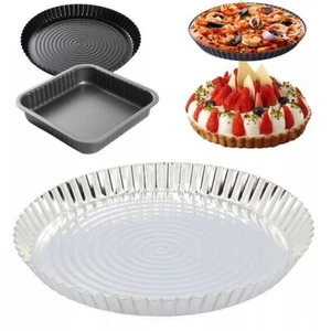 Obstkuchenform Backform Tarteform Quicheform Pizza Tarte Backblech 14 Größen - Bild 1 von 7