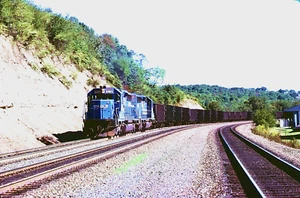 ORIGINAL KODACHROME SLIDE CONRAIL SD40-2 #6465 ALTOONA, PA SEPTEMBER 1, 1991 - Picture 1 of 1