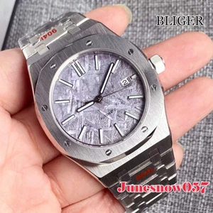 BLIGER 41mm NH35A Automatic Men's Watch Texture Sterile Dial Lume Sapphire Glass - Picture 1 of 24