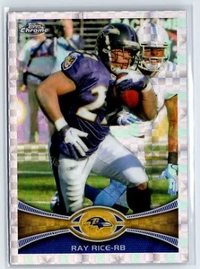 2012 Topps Chrome Xfractors #51 Ray Rice BASE Purple jersey; - Picture 1 of 2