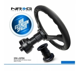 NEW NRG STEERING WHEEL HUB 4" SPACER + HARDWARE **AUTHORIZED DEALER** - Picture 1 of 2