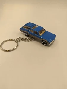 1971 oldsmobile vista cruiser Keychain Keyring Brand New Dark Blue station wagon - Picture 1 of 2