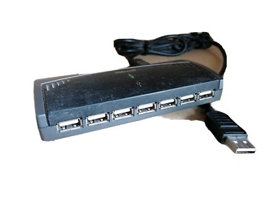 Hub Usb 2.0 Trust 7 port Adattatore Moltiplicatore Splitter Computer PC Notebook - Immagine 1 di 3