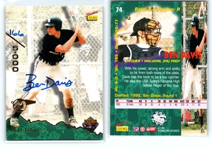 Ben Davis Autogramm, San Diego Padres, Signature Rookies #74 (1995) - Bild 1 von 1