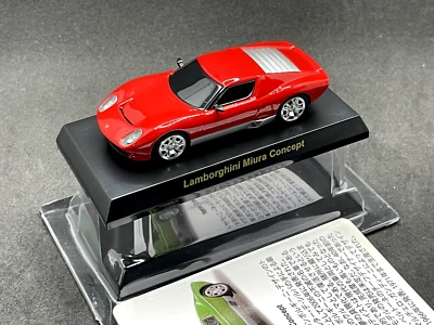 Kyosho 1/64 Lamborghini collection3 Miura Concept red diecast model car 44E3 - Image 1 of 4