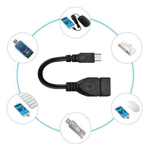 Micro USB Kabel Stecker Host zu USB Buchse OTG Adapter Android PC PDA Tablet J6 - Zdjęcie 1 z 9