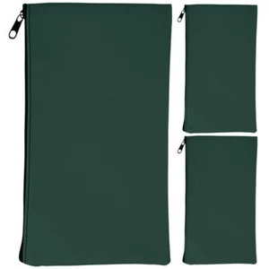 3 Pcs Bag Travel Money Bags for Notes Cash with Zipper Moneys - Picture 1 of 12
